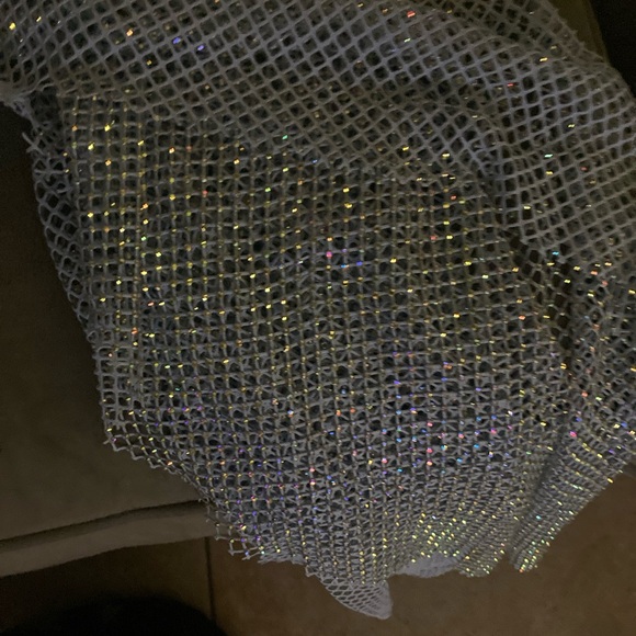 Zara sheer rhinestone dress - Picture 11 of 12